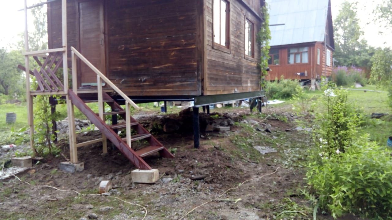 Фундамент на винтовых сваях 10x10м